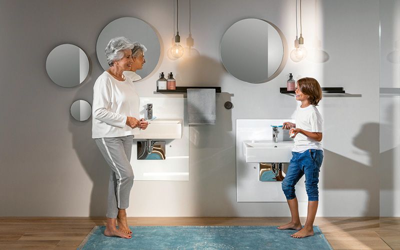 Badezimmer mit Wohlfühl-Extras für jedes Alter Badezimmer mit Wohlfühl-Extras für jedes Alter